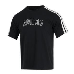adidas阿迪达斯短袖男装春季新款舒适纯棉宽松运动半袖T恤KB9135