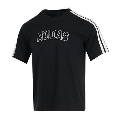 阿迪达斯男款宽松运动短袖