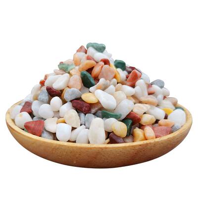 天然雨花石鹅卵石易清洗鱼缸底砂