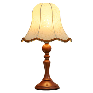 法式复古台灯卧室床头灯中古高级装饰红色礼物新婚结婚陪嫁长明灯