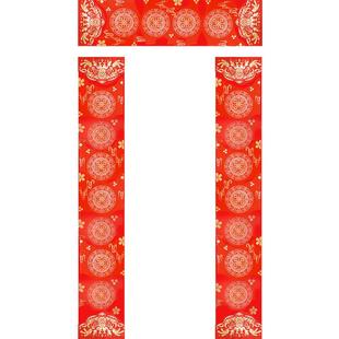 厂家直销100副万年红对联纸无折痕不掉色宣纸空白手写福字春联纸定制加厚专用纸批发新年春节七言龙凤红书法