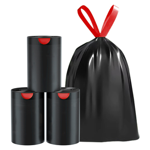 【亏本冲量】抽绳垃圾袋家用手提式抽绳厨房加厚清洁办公袋塑料袋