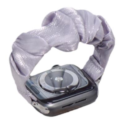 适用iwatch尼龙发圈弹力表带