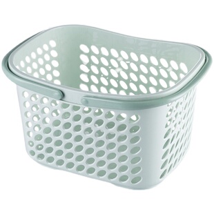 塑料购物篮子超市便利店大小号手提筐水果采摘篮置物买菜篮收纳篮