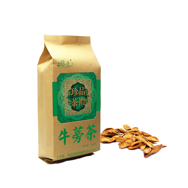 牛蒡茶2送1徐州黃金新鮮牛膀茶正品牛蒡根片干片520克蒼山養(yǎng)生茶
