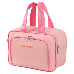 高级立体手提化妆包女大容量2025新款便携旅行外出分区收纳洗漱包