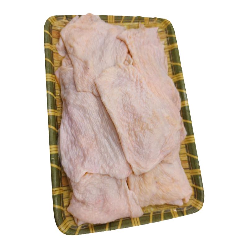 新鲜鸡皮【顺丰速运】新鲜冷冻鸡腿皮烧烤油炸食材家庭商用半成品