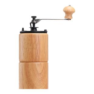 咖啡复古实木磨豆机手冲橡木榉木磨豆机手摇磨豆器户外磨豆研磨器