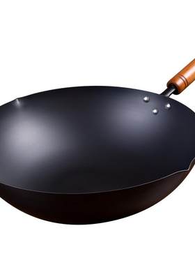 陈枝记铁锅氮化防锈炒菜锅家用