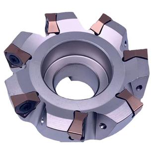 数控双面快进给WNMU080608六角刀片快进给大切削铣刀盘90°刀头