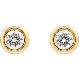 HELAS赫拉小气泡耳钉钻石耳钉18K金耳饰女养耳洞泡泡钻白金耳环