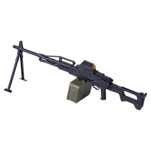 1:6 兵人军事玩具专用武器4D拼装枪模型巴雷特加特林AK47游戏道具
