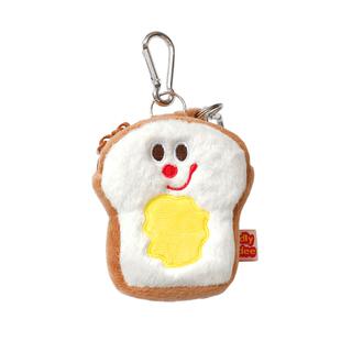 GLADEE日本GLADEE耳机包黄油小吐司钥匙收纳包原创设计礼物Tosat