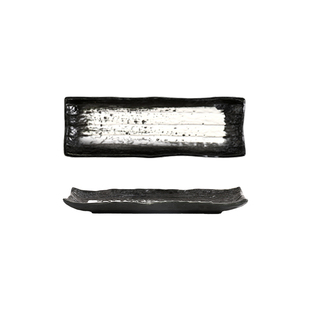 寿司盘长方形平盘日式陶瓷餐具家用大号翘角盘创意西餐菜盘商用盘