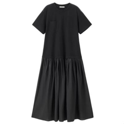 Giordano拼接裙针梭织连衣裙