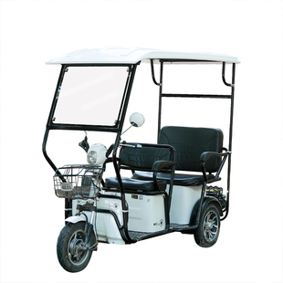 电动三轮车雨棚车篷冬季全封闭前挡风帘挡雨帘透明左右门帘遮雨棚