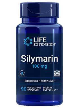 Lifeextension水飞蓟100mg90粒