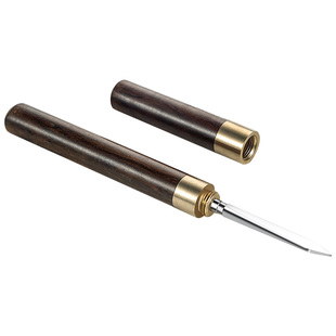 不锈钢茶刀普洱茶饼茶砖专用茶针黑檀木花梨家用撬茶开茶工具配件