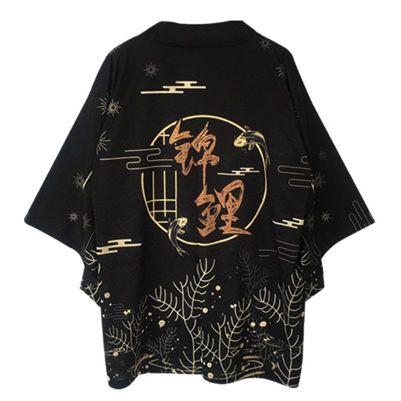 古风外衣轻漫锦鲤和服羽织防晒