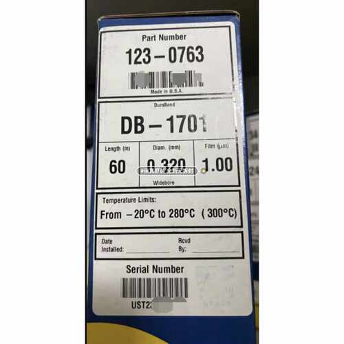 议价安捷伦123-0763DB-1701气相色谱柱60m,0.32mm,1.0µm