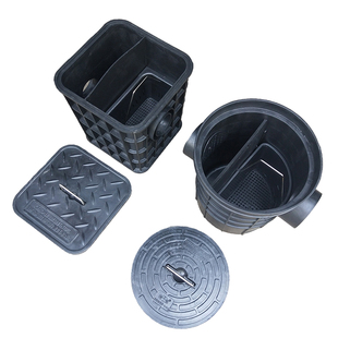 地埋式隔油池餐饮厨房沉淀池小型塑料隔离井滤渣桶油水油污分离器