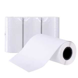 得力错题打印机相印宝热敏打印纸不干胶可以贴带背胶热敏纸粘帖57/80/110mmXH32适用X1X3BX7X5SX8proGE221