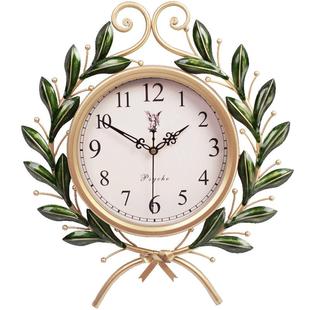 普赛克新款高端美式复古创意时尚钟表时钟现代简约家用客厅挂钟