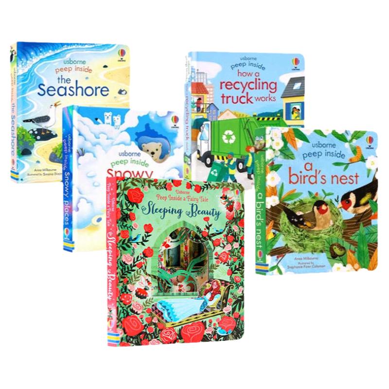Usborne偷偷看里面系列5册