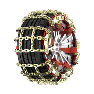 新型汽车轮胎防滑链不伤胎小轿车suv越野通用型冬季雪地防滑链条