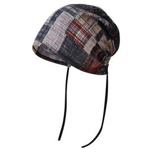 废土风乞丐帽时尚堆堆帽子女夏季薄款透气头巾包头帽显脸小套头帽