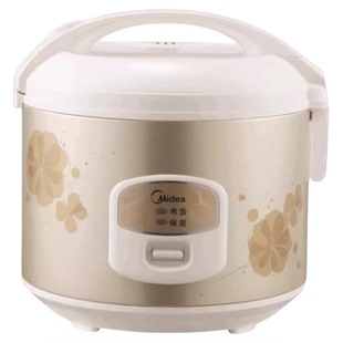 美的家用电饭煲老式机械式3L电饭锅多功能蒸煮4L5L煮饭锅官方正品