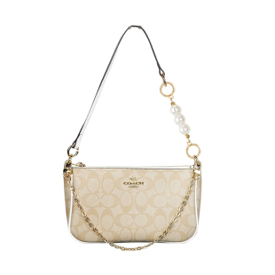 适用coach蔻驰麻将包包延长链条配件加长珍珠包链包带斜挎肩带