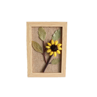 复古壁饰干花装饰画相框摆件挂画标本画框客厅挂饰墙面遮丑装饰
