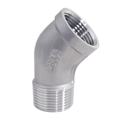 BOBOTUBE45度内外丝弯头304材质