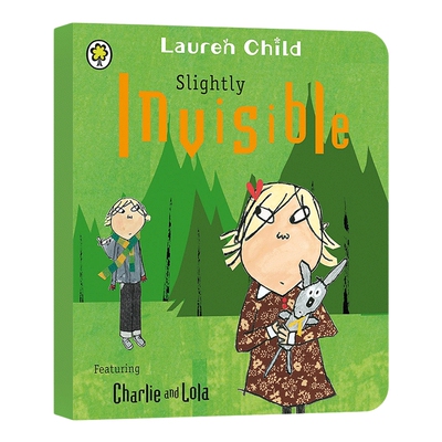 英文原版 Charlie and Lola Slightly Invisible 查理和罗拉 微微的隐形 纸板书 英文版 进口英语原版书籍儿童图书