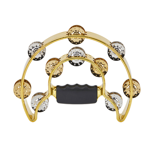 牧维迪手摇铃乐器双环铃鼓手铃KTV摇铃专业花铃鼓花鼓圈打击乐器