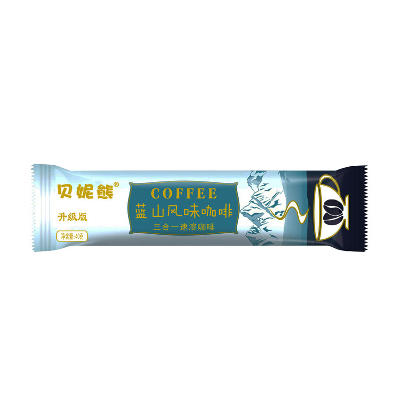 贝妮熊蓝山风味速溶咖啡特浓拿铁