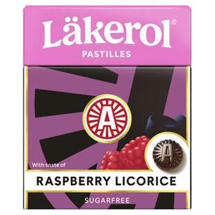 现瑞典原产Lakerol乐奇乐无糖润喉糖海盐覆盆子原味甘草柠檬薄荷