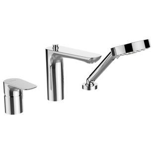 科勒浴缸龙头进水三孔缸边式水龙头淋浴花洒喷头通用冷热水72330