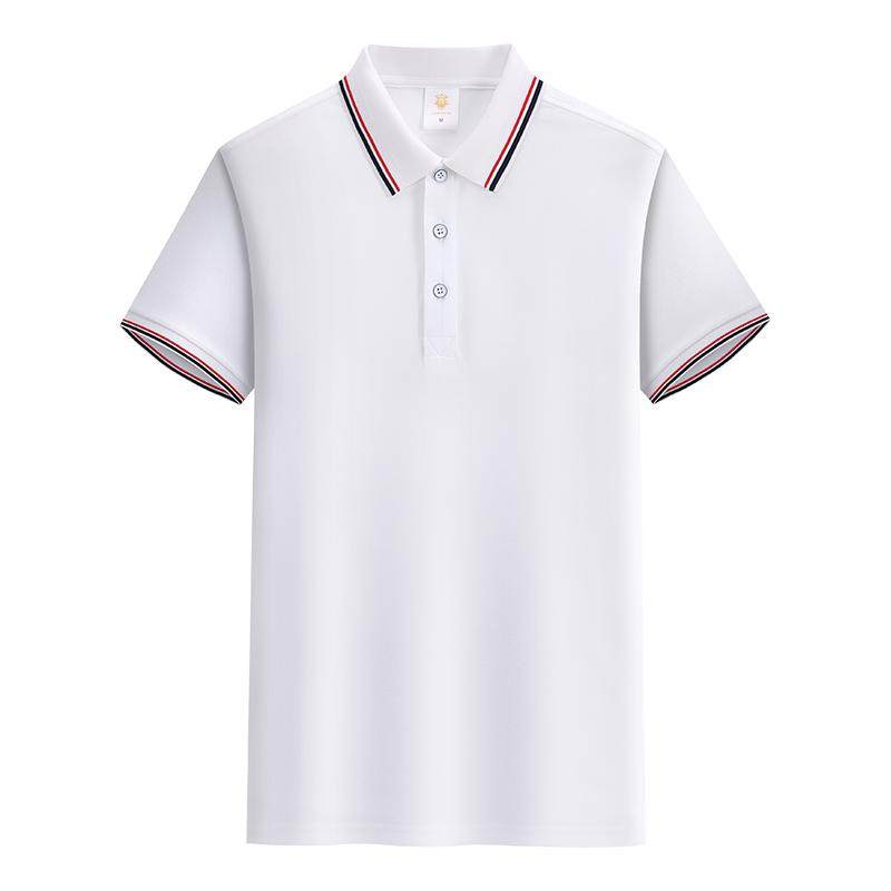 冰丝polo衫工作服定制短袖印logo