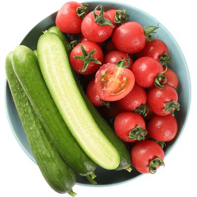 顺丰圣女果水果小黄瓜组合现摘