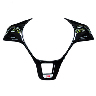 大众新桑塔纳朗逸宝来速腾POLO捷达蔚领方向盘亮片内饰改装饰贴片