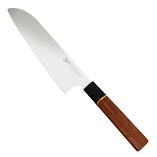 关菊水三德刀日本进口钢VG10八角柄家用小菜刀日式料理主厨刀超快