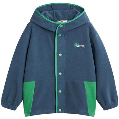 MQD马骑顿童装男童外套摇粒绒春秋冬儿童抗风保暖洋气颗粒绒潮