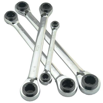 上匠工具两用梅花机修棘轮扳手