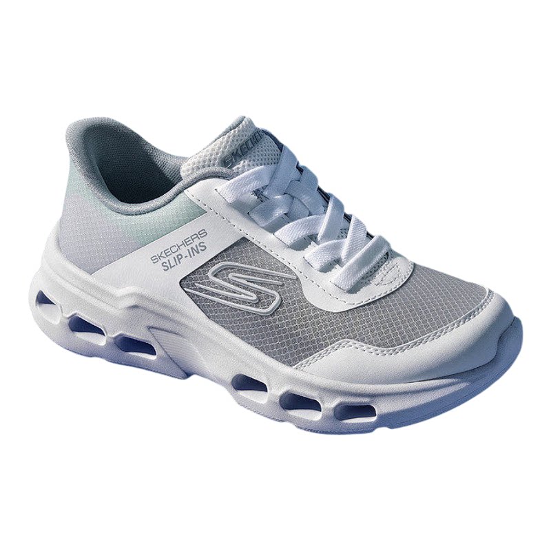 Skechers斯凯奇女童云际运动体训鞋一脚蹬透气减震跑步鞋319108L