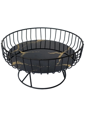 铁多层家用水果篮零食点心盘子