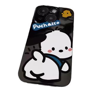 回头帕恰小狗适用OPPOA5/A7/A8/A7X/A11/A57/A83/A32/A59/A72/A93/A95/A96/A97/R9/R11S/R15/R17/A58光面软套