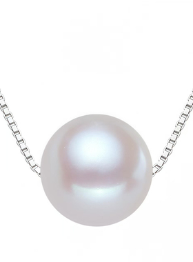 S925纯银珍珠项链路路通单颗