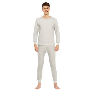 Topnew/铜牛秋冬三层暖棉圆领加厚内衣套装男NN043